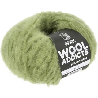 Lang Yarns Desire WoolAddicts 117 Indhold: 82% mohair, 15% ren ny uld, 3% polyamid Vægt/længde: 50 g = ca. 95 meter Anbefalede pinde: 6-7 mm Strikkefasthed: 10 x 10 cm = 11 m x 16 p Vask: Håndvask.