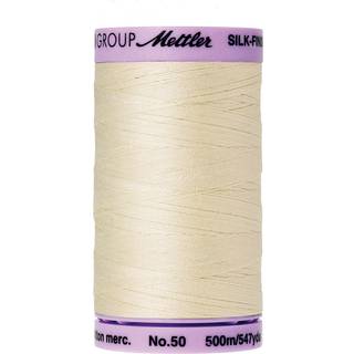 Mettler Silke-Finish Solid bomuldstr?d 547 yd/500m Antik hvid