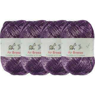 Jubileeyarn Air Breeze Yarn - Fin v?gt akryl - 50g/Skein - Passion Purple - 4 Skeins