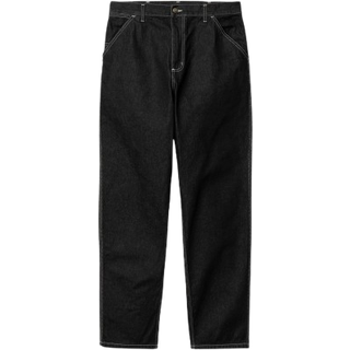 Simple Bukser, Black (One Wash), W31/L32