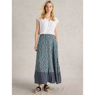 White Stuff White Stuff Blue Jada Jersey Maxi Skirt