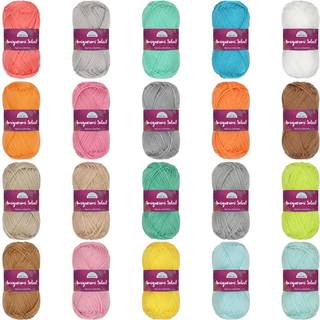 Jubileeyarn Amigurumi Select Yarn - Baby Acrylic - Light Colors - 20 Skeins