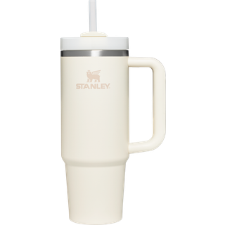 Stanley Quencher H2.O FlowState™ Tumbler krus i rustfrit stål med sugerør Medium Cream 890 ml - 890 ml