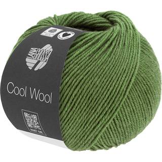 Lana Grossa Cool Wool Mélange garn - merinould Grøn meleret 1434
