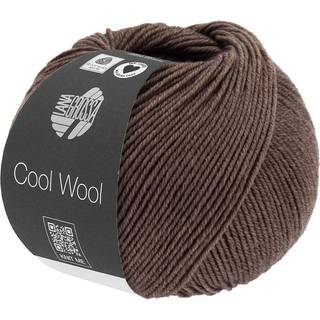 Lana Grossa Cool Wool Mélange garn - merinould Kaffebrun meleret 1435