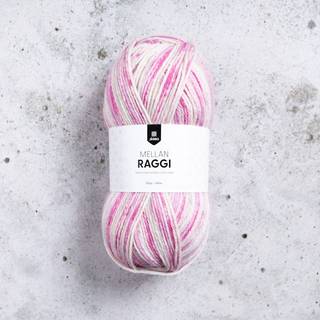 Järbo Mellanraggi 100g 28450 Enchanted Flowers Materiale: 75% superwash uld, 25% polyamid Vægt/længde: 100 g = ca. 260 meter Anbefalede pinde: 3.00 mm Strikkefasthed: 10 x 10 cm = 25 m x 33 p Anbefalet hæklenål: 4.00 mm Hæklefasthed: 10 x 10 cm = ca. 16 fm x 20 p Vask: Maskinvask maks. 40°C / Tørres fladt.