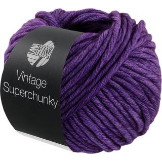Lana Grossa Vintage Superchunky 501 Vinrød Indhold: 100% ren, ny merinould Vægt/Længde: 100 g = ca. 80 meter Anbefalede pinde: 8-9 mm Strikkefasthed: 10 x 10 cm = 11 m x 15 p Vask:Finvask 30º/ Tørres fladt.