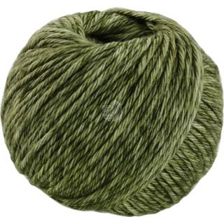 Lana Grossa Vintage Chunky 03 Lys grøn/Mosgrøn Indhold: 100% ren ny merinould Vægt/Længde: 50 g = ca. 80 meter Anbefalede pinde: 6 mm Strikkefasthed: 10 x 10 cm = 17 m x 22 p Vask: Finvask 30º/ Tørres fladt.