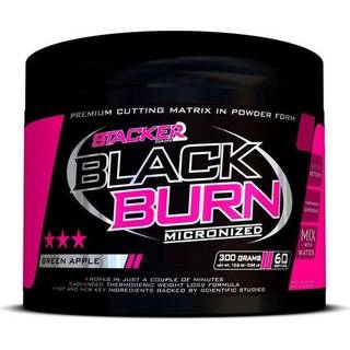 STACKER2 BLACK BURN MICRONIZED (300G) GREEN APPLE