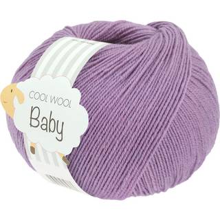 Lana Grossa Cool Wool Baby garn - ekstra fin Merinould Lilla 328