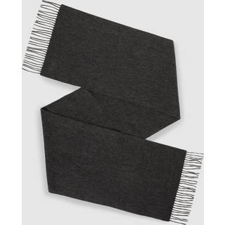 Reiss Reiss Charcoal Picton Wool and Cashmere Scarf