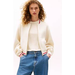 The Sofia Capsule Wool Blend Bomber Jacket