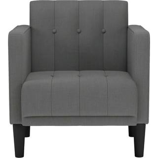 Sofastol Med Armlæn 53 Cm Stof - Mørkegrå