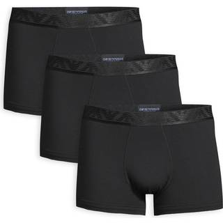 EMPORIO ARMANI Herren Trunks schwarz Baumwolle & Mix unifarben
