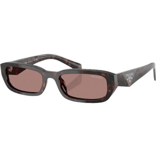 Prada Kvinde PR B06S 17N60B Solbriller Acetat Skildpadde Brun Firkantet Normal