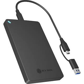 ICY BOX 2.5" SATA enclosure, USB 3.2 Gen 2, toolless, black