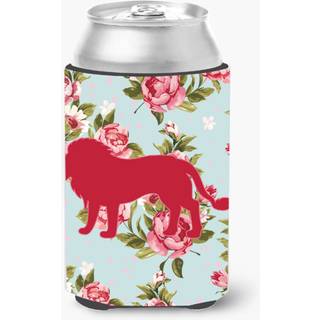 Lion Shabby Chic Blue Roses d?se eller flaske drikkevareisolator Hugger BB1009