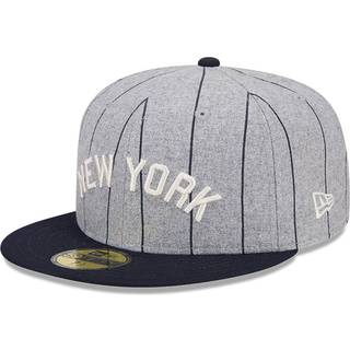 New York Yankees Heather Pinstripe Grey 59FIFTY Fitted Cap newera adult unisex Grey newera adult unisex Grey newera adult unisex Grey newera adult uni - 8