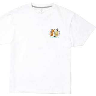 Volcom Curious Cat T-shirt - S - white