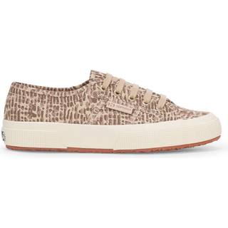 Superga Superga 2750 Jaguar Print Canvas White Trainers