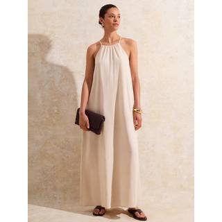 Ro & Zo Ro & Zo Hør Blend Slips Detail Maxi - EU 38 (UK 10)