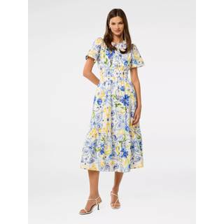 Forever New Eleanor Kortærmet 100% Bomuld Midi Kjole36