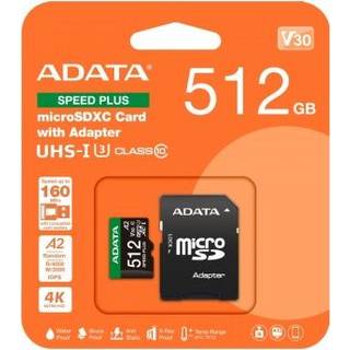 A-Data ADATA SPEED PLUS - flash memory card - 512 GB - SDXC UHS-I