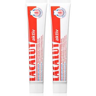 Lacalut Aktiv Tandpasta Til behandling af paradentose 2x75 ml - 2x75 ml