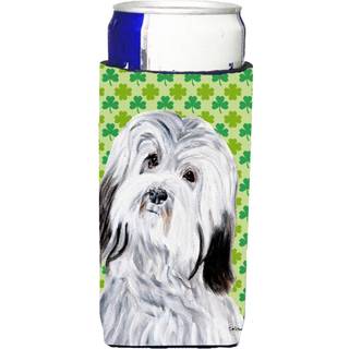 Havanese Lucky Shamrock St. Patrick's Day Ultra Beverage Isulators til slanke d?ser SC9737MUK