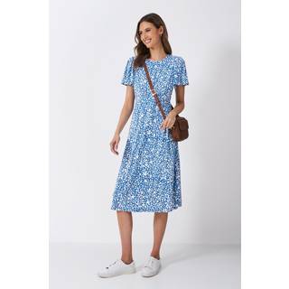 Crew Clothing Jenna Blomster Flutter Jersey KjoleEU 42 (UK 14)