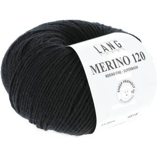 Lang Yarns Merino 120 004 Indhold: 100% Merinould Vægt/længde: 50 g = ca. 120 meter Anbefalede pinde: 3.50-4.50 mm Strikkefasthed: 10 x 10 cm = 22 m x 32 p Vask: Maskinvask 30 °C / Tåler ikke tørretumbling .