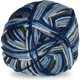 Hjertegarn Sock 4 Print 5010 Indhold:75% superwash uld, 25% polyamid Vægt/længde:50 g = ca. 210 meter Anbefalede pinde:2.5-3 mm Strikkefasthed:10 x 10 cm = 28 m Vask:Uldvask 30º / Brug uldvaskemiddel.