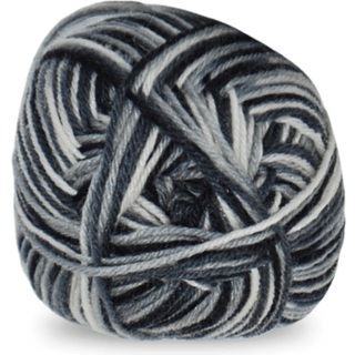 Hjertegarn Sock 4 Print 5030 Indhold:75% superwash uld, 25% polyamid Vægt/længde:50 g = ca. 210 meter Anbefalede pinde:2.5-3 mm Strikkefasthed:10 x 10 cm = 28 m Vask:Uldvask 30º / Brug uldvaskemiddel.