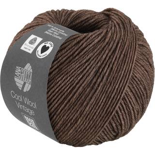 Lana Grossa Cool Wool Vintage garn - Merinould Mørk Brun 7384