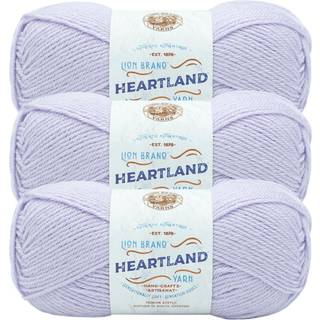 Lion Brand Yarn Heartland garn til h?kling af strikning og v?vning af flerfarvet garn 3-pakker nordkaskader