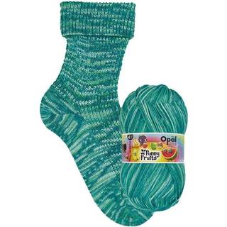 Opal Funny Fruits 11412 Sprød Kiwi Indhold: 75% Virgin uld, 25% Polyamid Vægt/længde: 100 g. = ca. 425 meter Anbefalede pinde: 2,5 mm. Strikkefasthed: 10 x 10 cm = 30 m x 42 p Vask: Maskinvask 40 ℃ / Tåler ikke tørretumbling / Brug aldrig skyllemiddel.