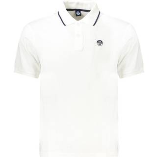 North Sails White Cotton Men Polo Shirt