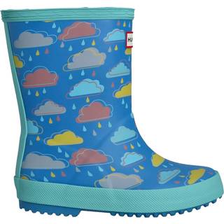 Hunter Kids Blå First Rain Cloud Tryk WelliesEU 25 (UK 8)