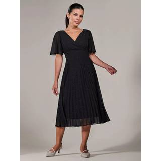 Jolie Moi Jolie Moi Petite Chiffon Plisseret Midaxi Kjole - EU 40 Petite (UK 12 P)