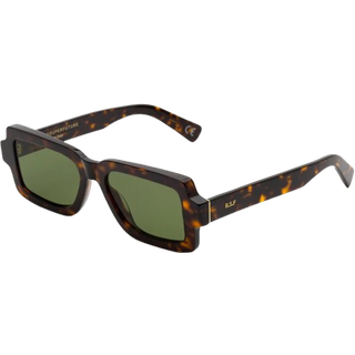 Retrosuperfuture Unisex 6SN Pilastro 3627 Solbriller Acetat Havana Grøn Firkantet Normal
