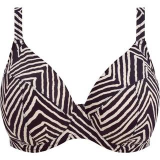Elomi Fiji Falls Plunge Bikini Top - Black - K 90