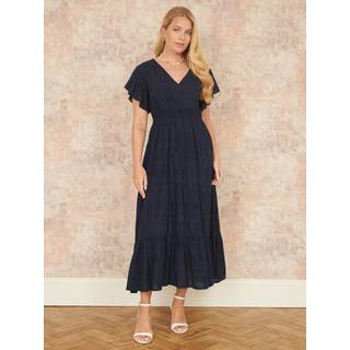 Yumi Cotton Broderi Anglaise Wrap Midi KjoleEU 36 (UK 8)