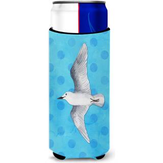 """"Carolines Treasures Sea Gull Blue Polkadot Beverage Insulator Hugger Slim Multicolor""""
