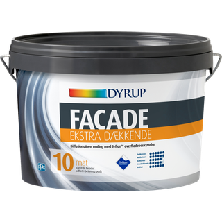 DYRUP FACADE Ekstra Dækkende Glans 10 Mat - 2,25 liter - Base 10