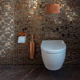 Vola T12 - 19 toiletrulleholder - poleret messing natur