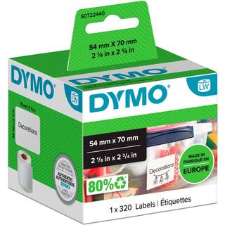 Dymo LW disketteetiket 54x70 mm
