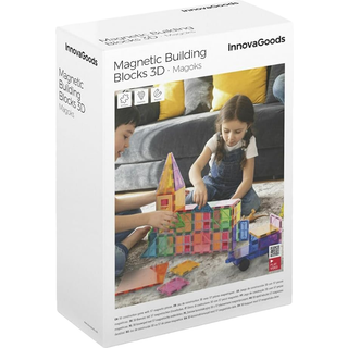 Magnetiske 3D-byggeklodser Magoks InnovaGoods 57 Dele