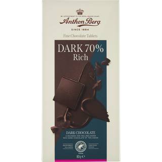 Anthon Berg 70% Mørk 80 g.