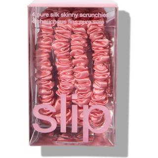 Slip Pure Silk Skinny Scrunchies Rose