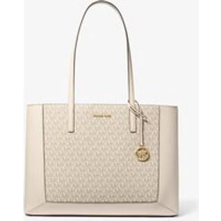 MK Sallie Large Signature Logo Tote Bag - Natural - Michael Kors - ONE SIZE